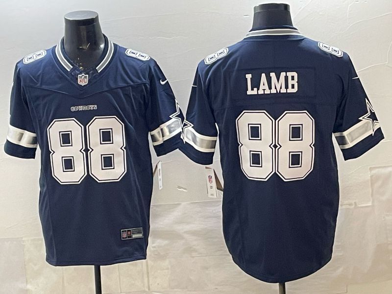 Men 2026 Dallas Cowboys #88 Lamb Blue 3th generations Nike Limited NFL Jersey style 05->dallas cowboys->NFL Jersey